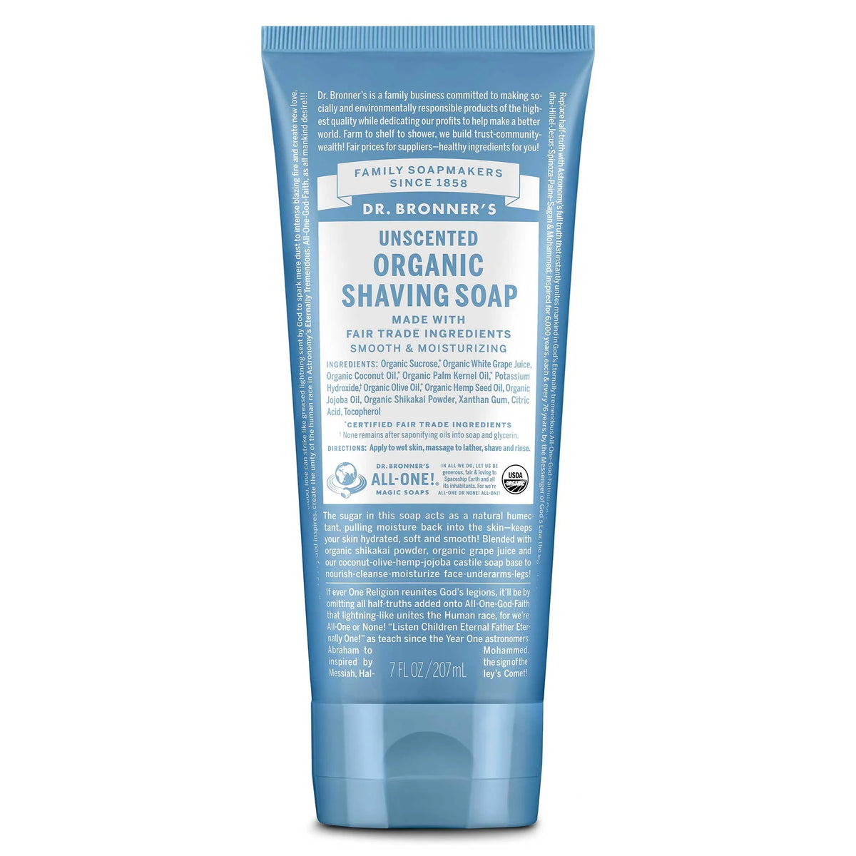 Unscented - Organic Shaving Soaps
